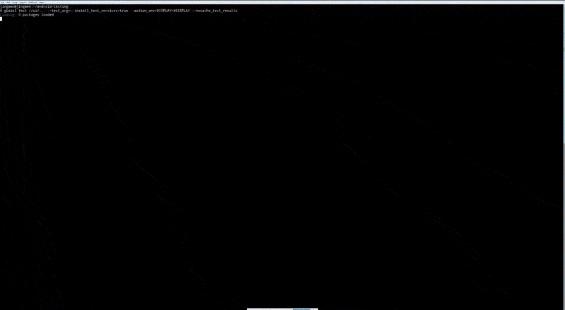 Android instrumentation test Running Android instrumentation tests in parallel